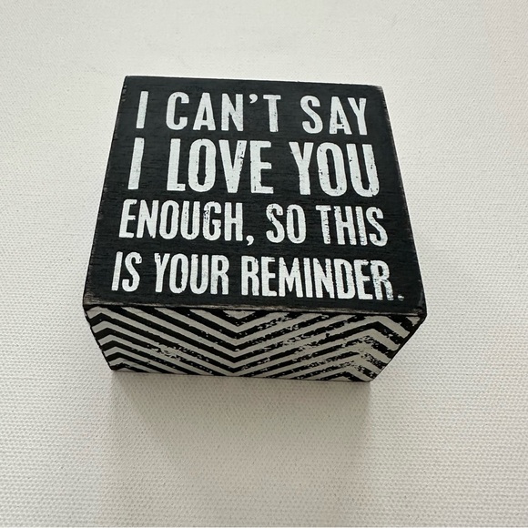 Primitives by Kathy I Love You Box Sign - Picture 6 of 12